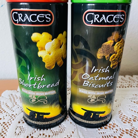 Grace's Irish Shortbread and Oatmeal Biscuits Tins - Picture 3 of 3